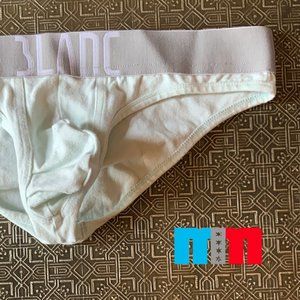 BLANC MENSWEAR LT BLUE BRIEF (MED)